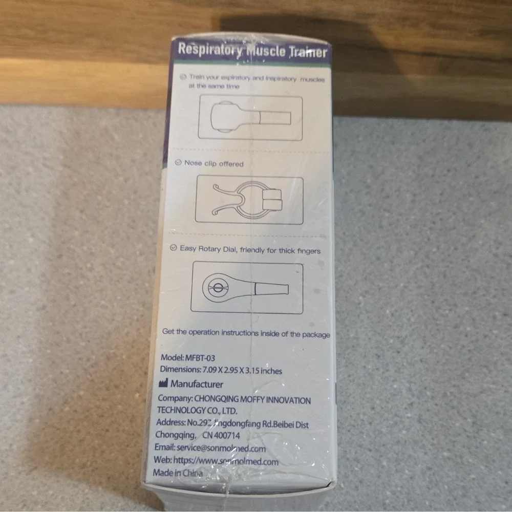 Sonmol Respiratory Muscle Trainer Manometer Version MFBT-03 Physical Rehab